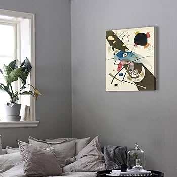 Amazon.co.jp: 漫画の抽象化絵画壁のアートデコレーション1923つの黒い